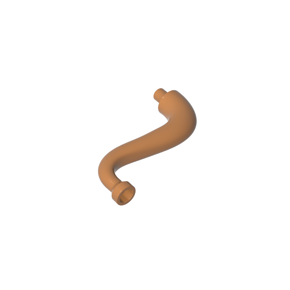 Animal Body Part / Plant, Tail / Trunk / Tentacle / Tongue / Vine / Tree Branch-MyGobricks