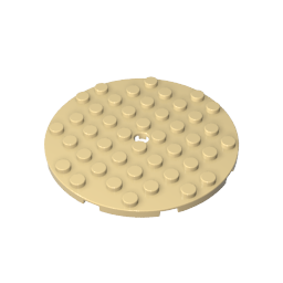 Plate 8 x 8 Round
