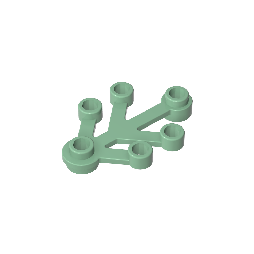 Plant, Leaves 4 x 3-MyGobricks