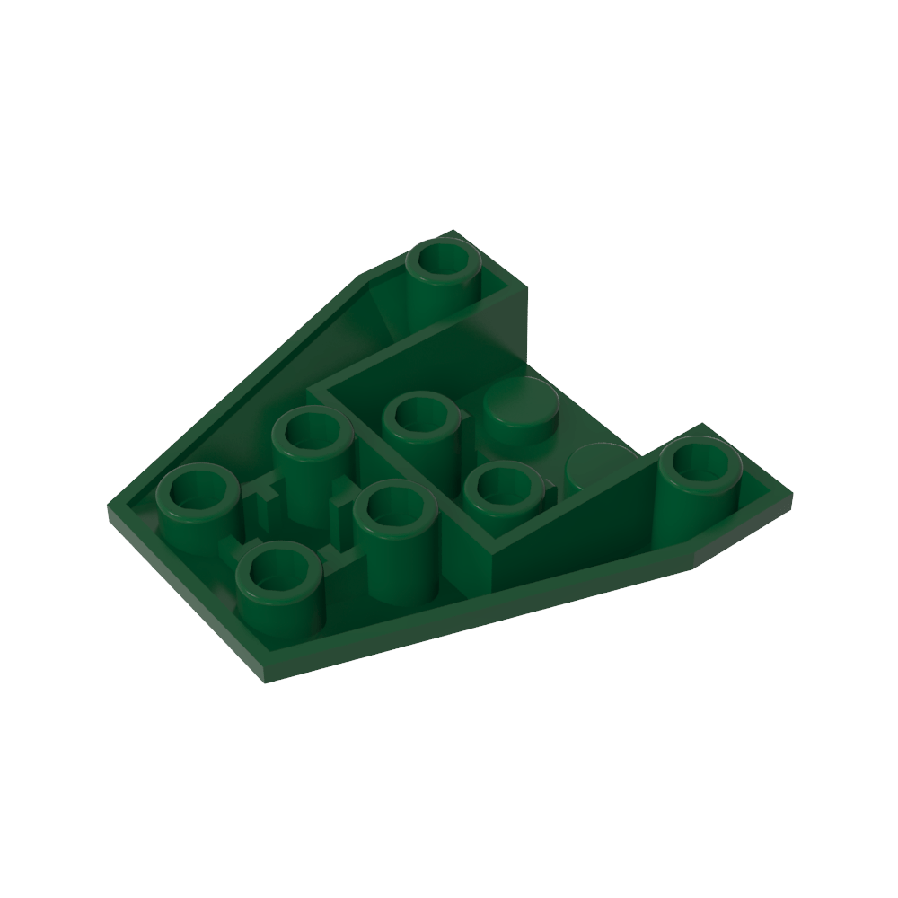 Wedge Sloped Inverted 4 x 4 Triple [4 Connections between Front Studs]-MyGobricks