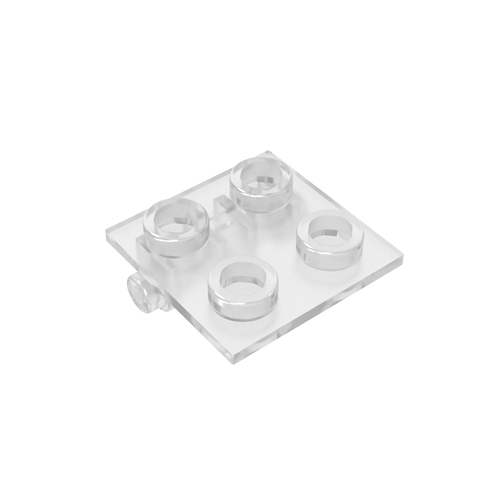 Hinge Brick 2 x 2 Top Plate Thin-MyGobricks