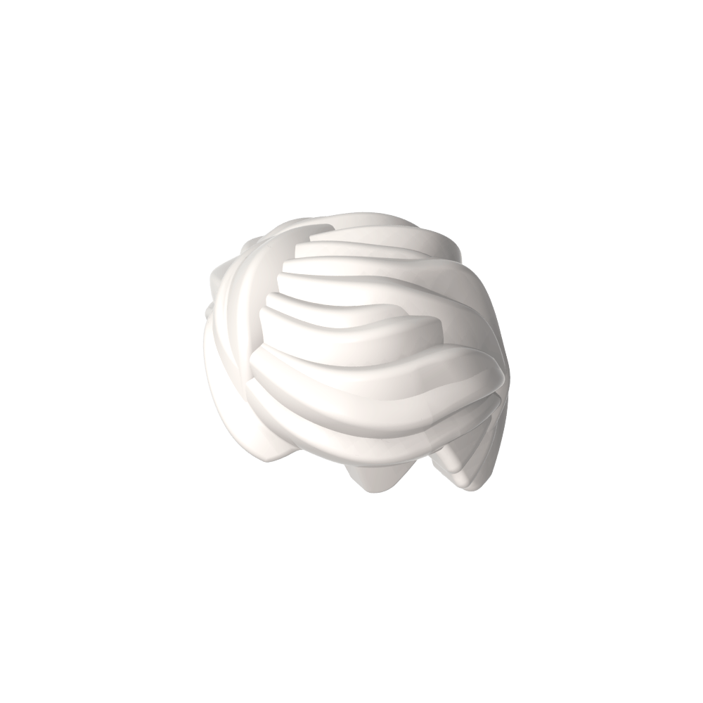 Gobricks Figure Hair Swept Back, Tousled-MyGobricks