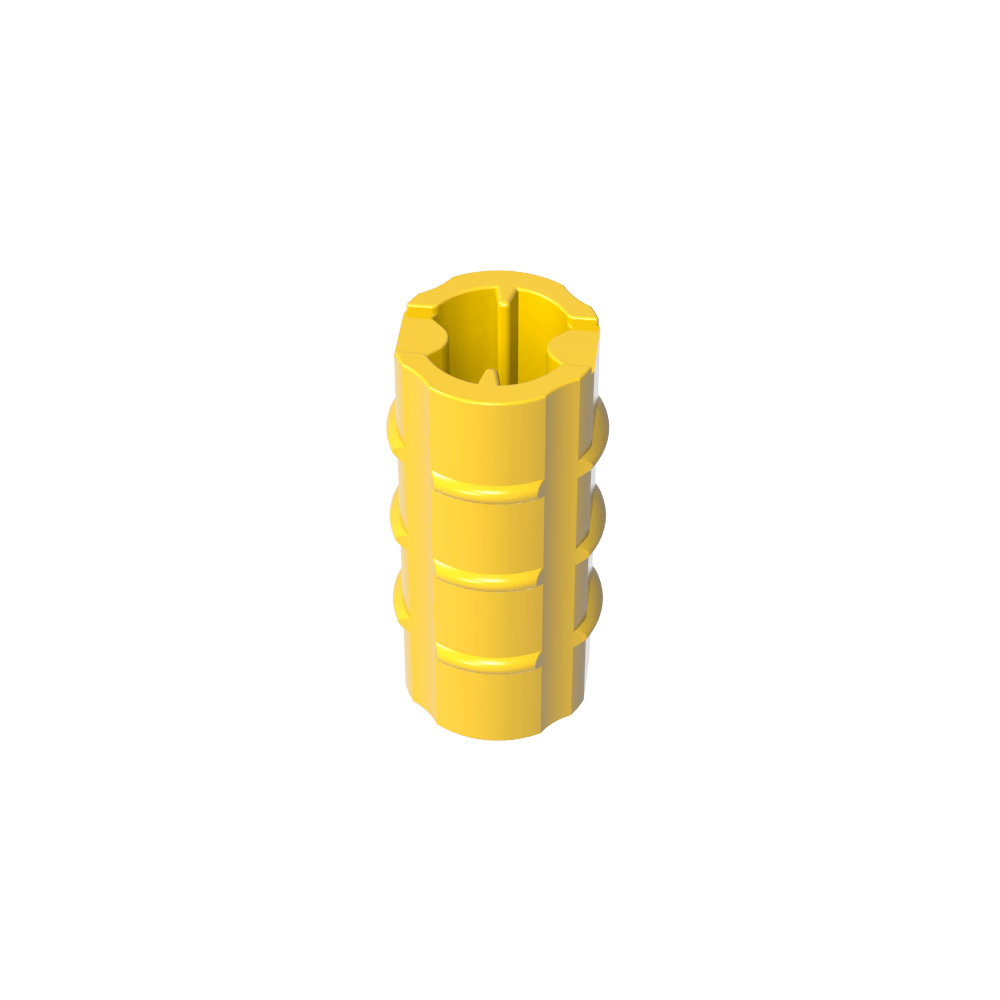 Technic Axle Connector Ridged [with x Hole x Orientation]-MyGobricks