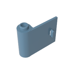 Door 1 x 3 x 2 Left - Open Between Top and Bottom Hinge-MyGobricks