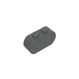 Brick Curved 3 x 1 with Round Ends