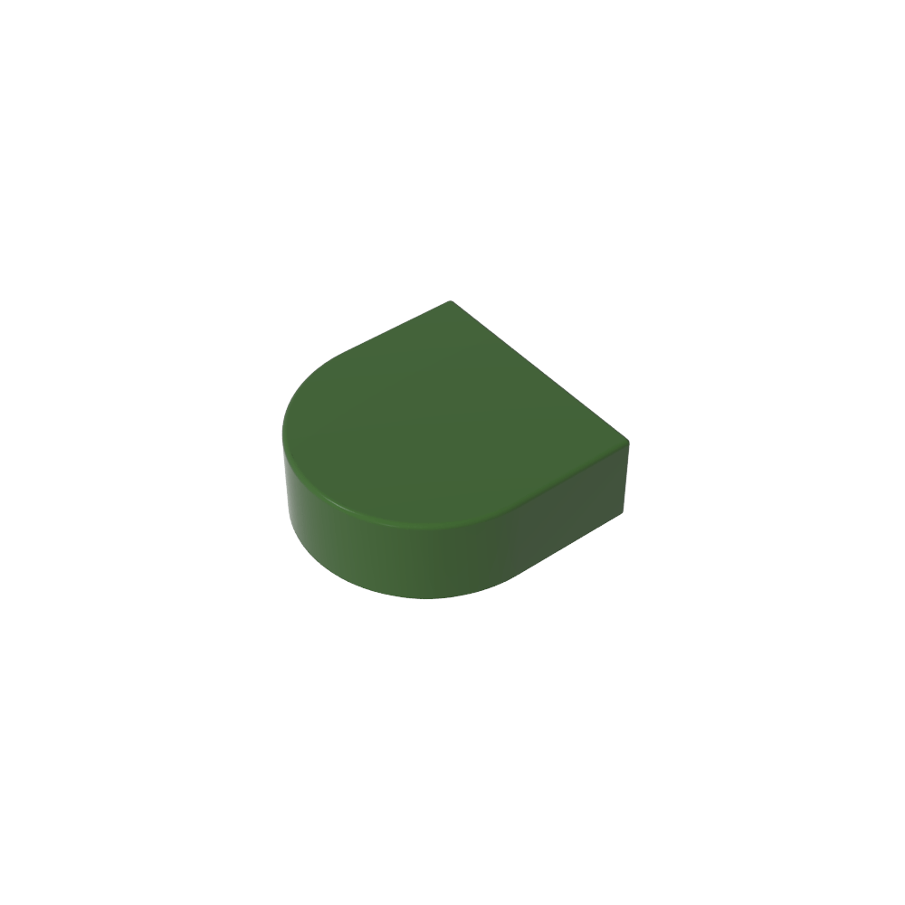 Tile 1 x 1 Half Circle
