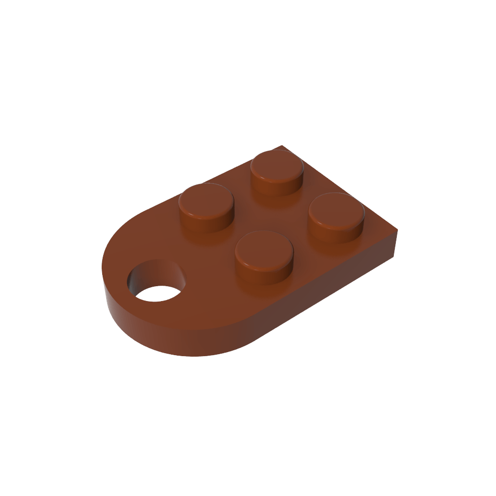 Plate Special 3 x 2 with Hole-MyGobricks