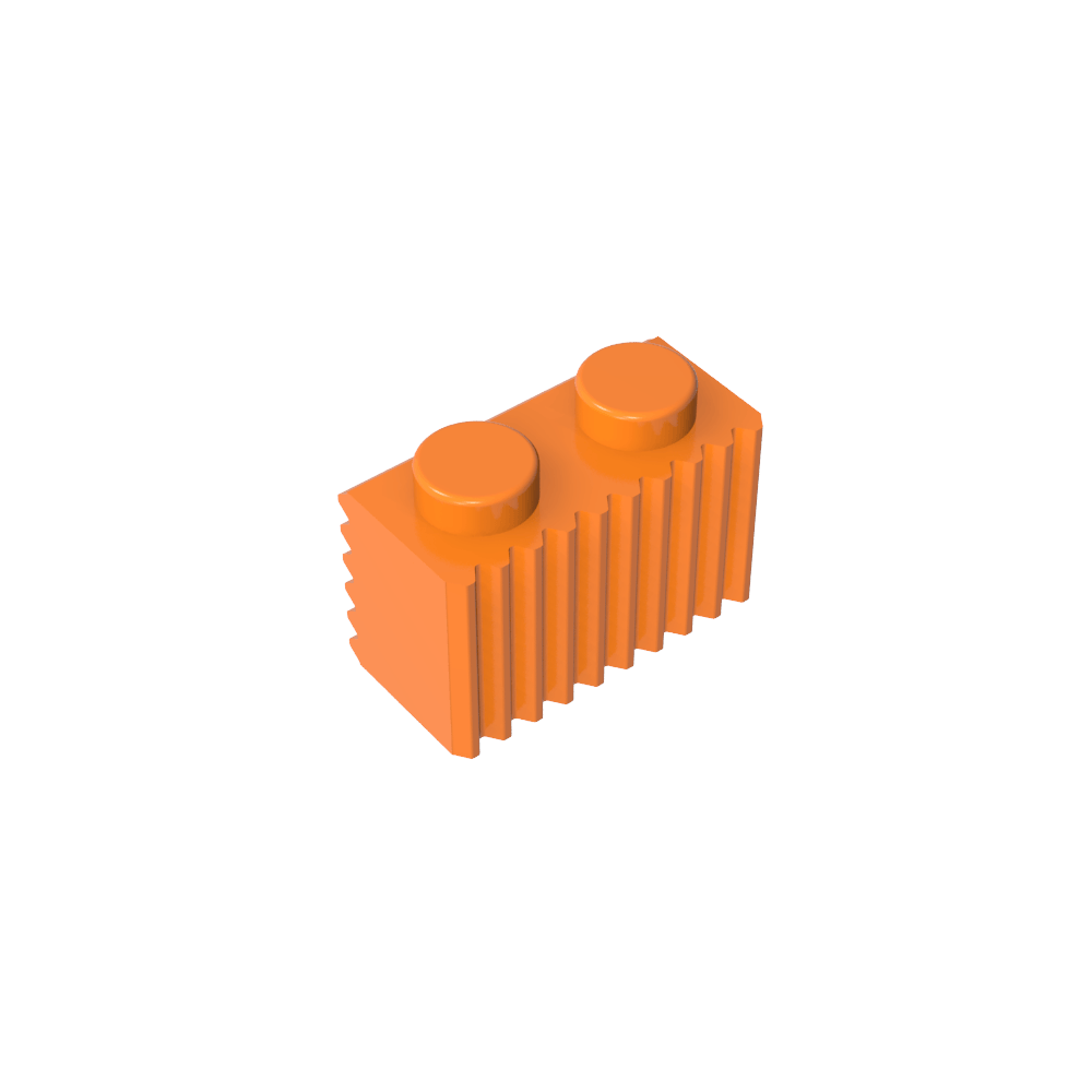 Brick Special 1 x 2 with Grill-MyGobricks