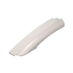 Slope Curved 10 x 2 x 2 with Curved End Left