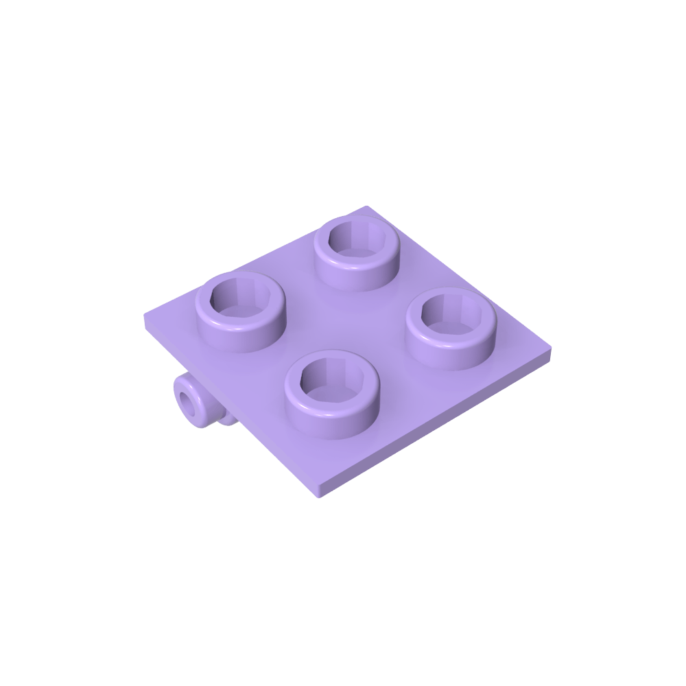 Hinge Brick 2 x 2 Top Plate Thin-MyGobricks