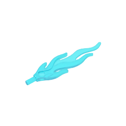 Wave / Flame Rounded Large [Plain]-MyGobricks