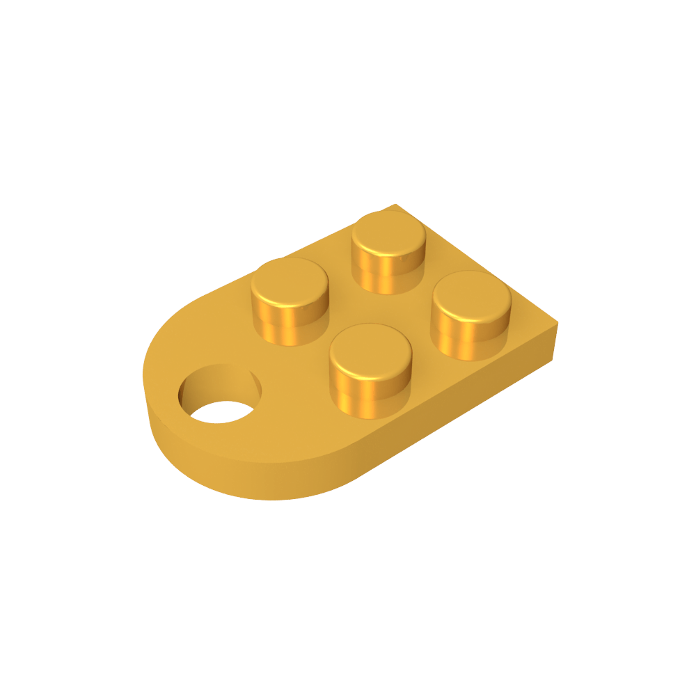 Plate Special 3 x 2 with Hole-MyGobricks