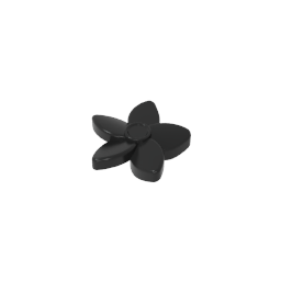 Friends Accessories Hair Decoration, Flower with Pointed Petals and Small Pin-MyGobricks