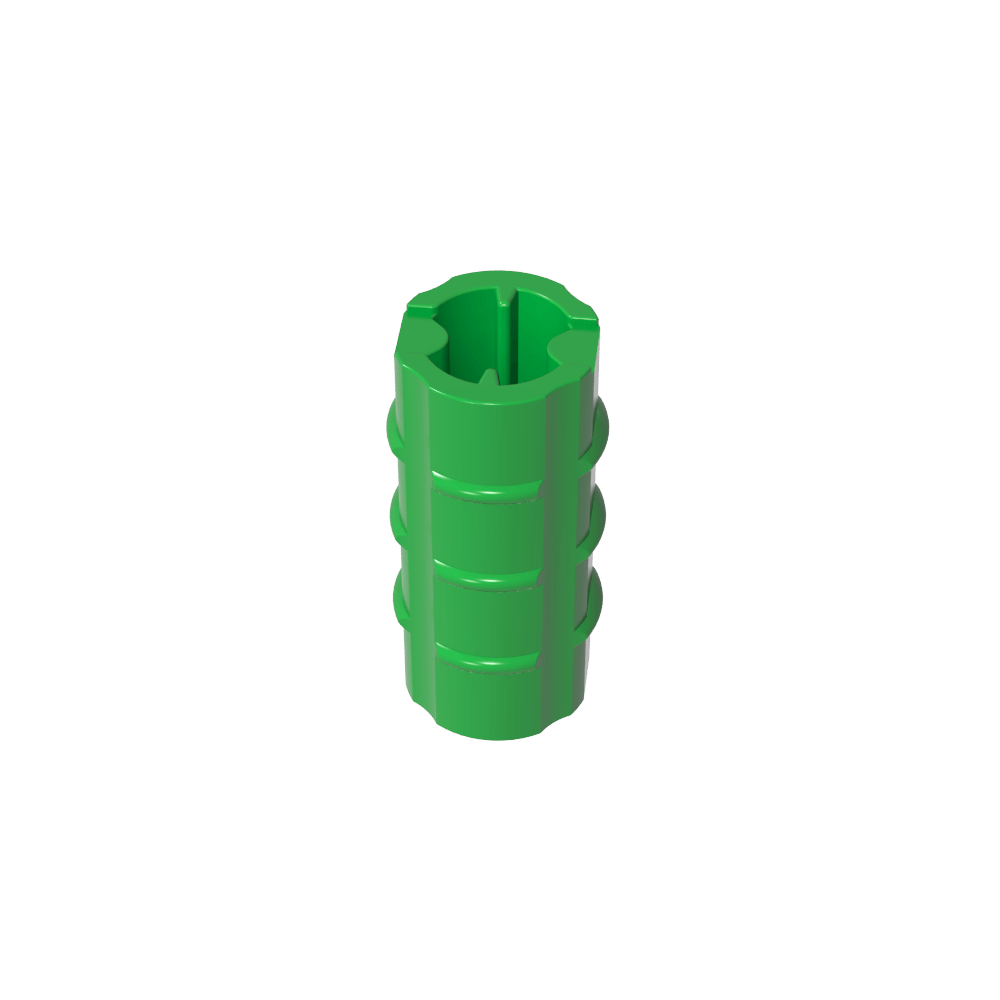Technic Axle Connector Ridged [with x Hole x Orientation]-MyGobricks