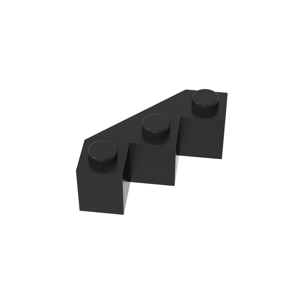 Wedge 3 x 3 Facet-MyGobricks