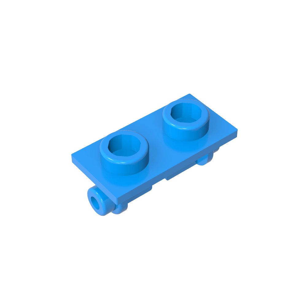 Hinge Brick 1 x 2 Top Plate Thin-MyGobricks