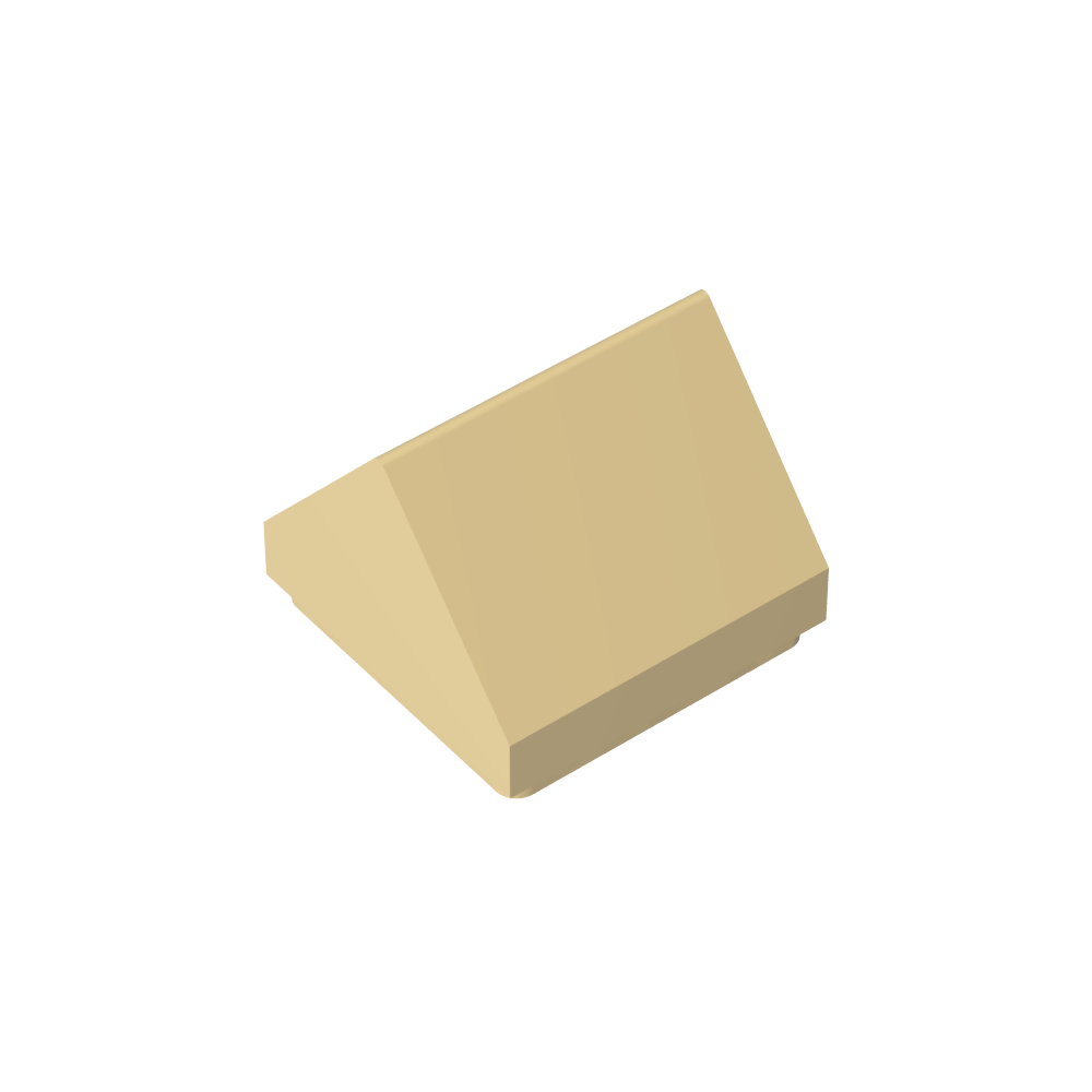 Slope Double 45° 1 x 1-MyGobricks