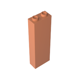 Brick 1 x 2 x 5 without Side Supports-MyGobricks