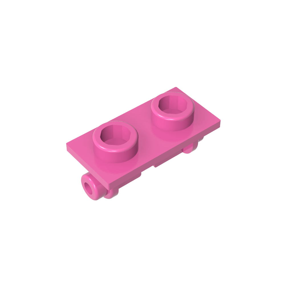 Hinge Brick 1 x 2 Top Plate Thin-MyGobricks
