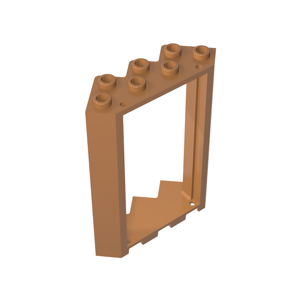 Door Frame 4 x 4 x 6 Corner-MyGobricks