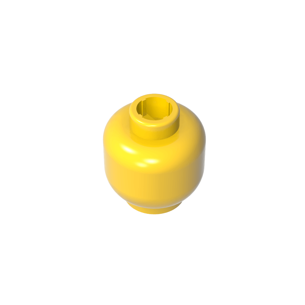 Minifig Head Plain [Blocked Open Stud]