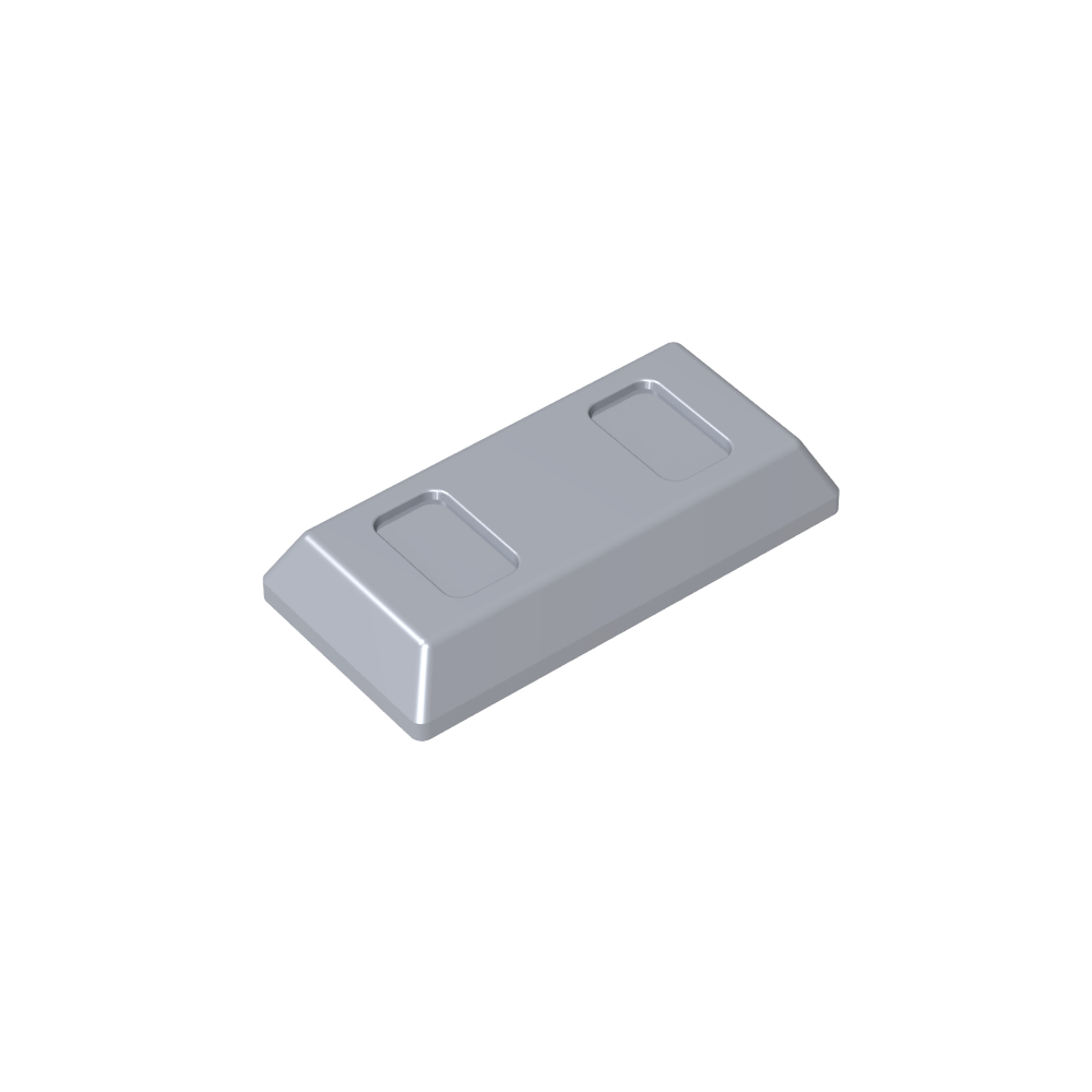 Tile Special 1 x 2 with Sloped Walls AKA Money / Gold Bar [Ingot]