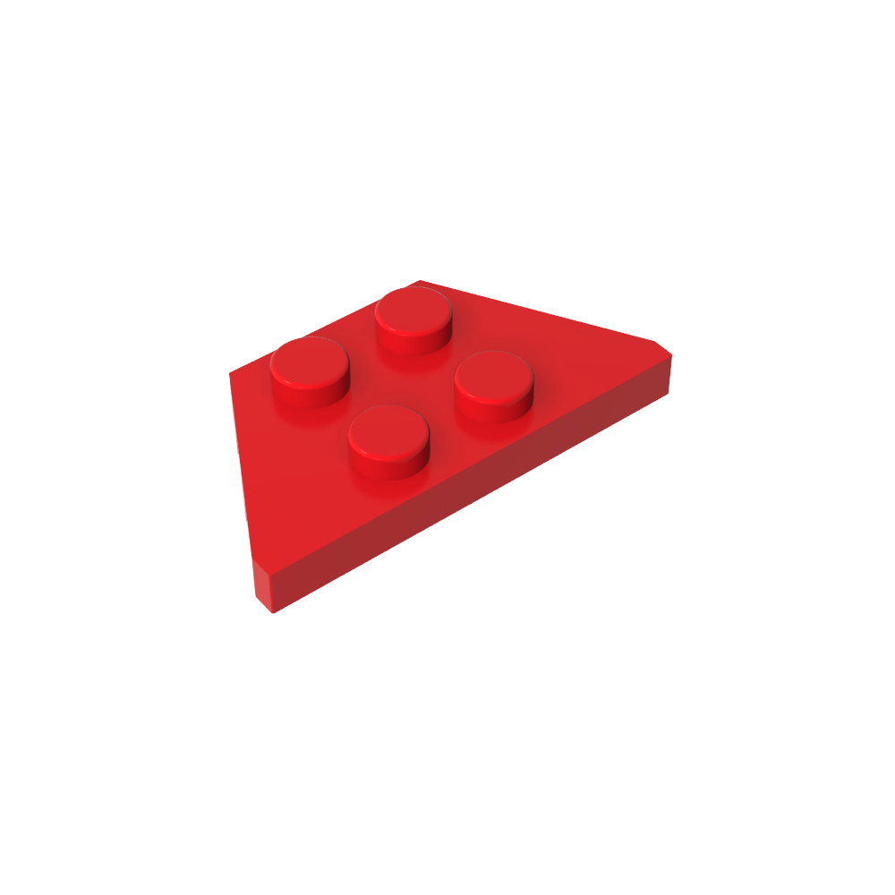 Wedge Plate 2 x 4-MyGobricks