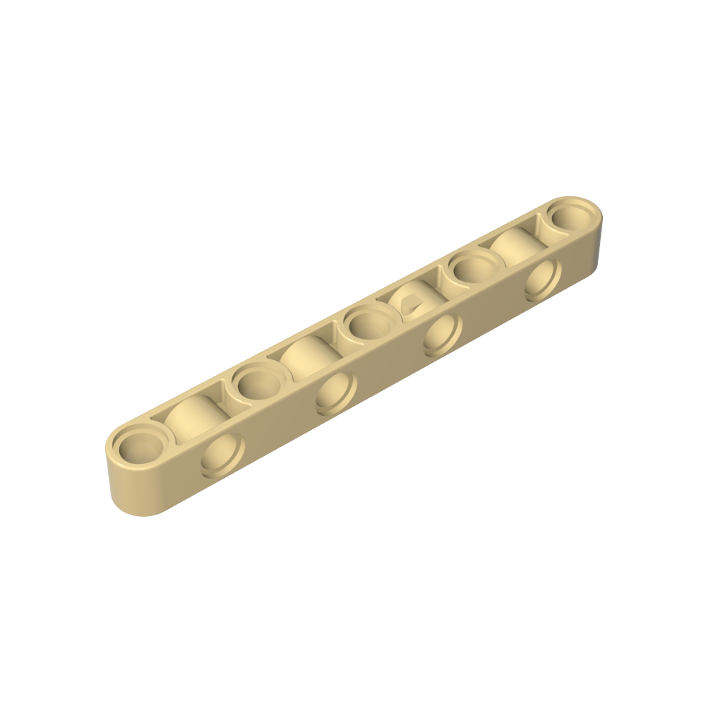 Technic Beam 1 x 9 Thick with Alternating Holes-MyGobricks