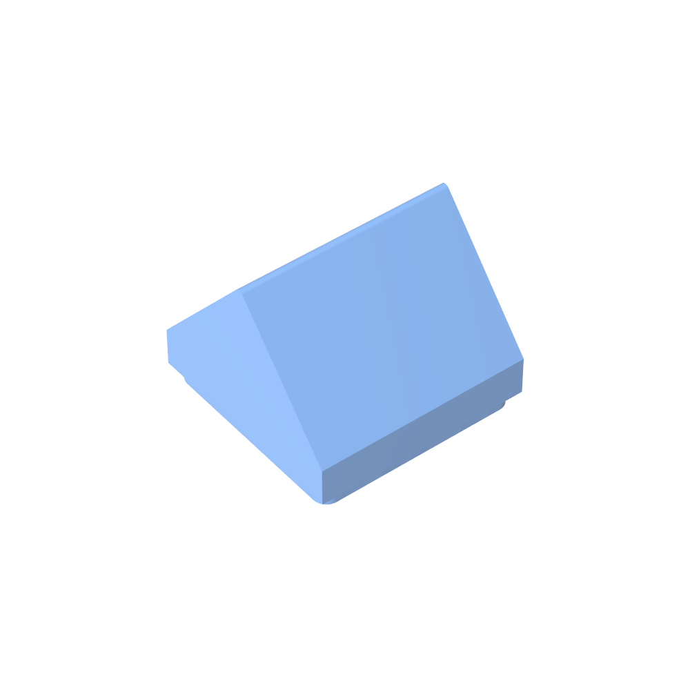 Slope Double 45° 1 x 1-MyGobricks
