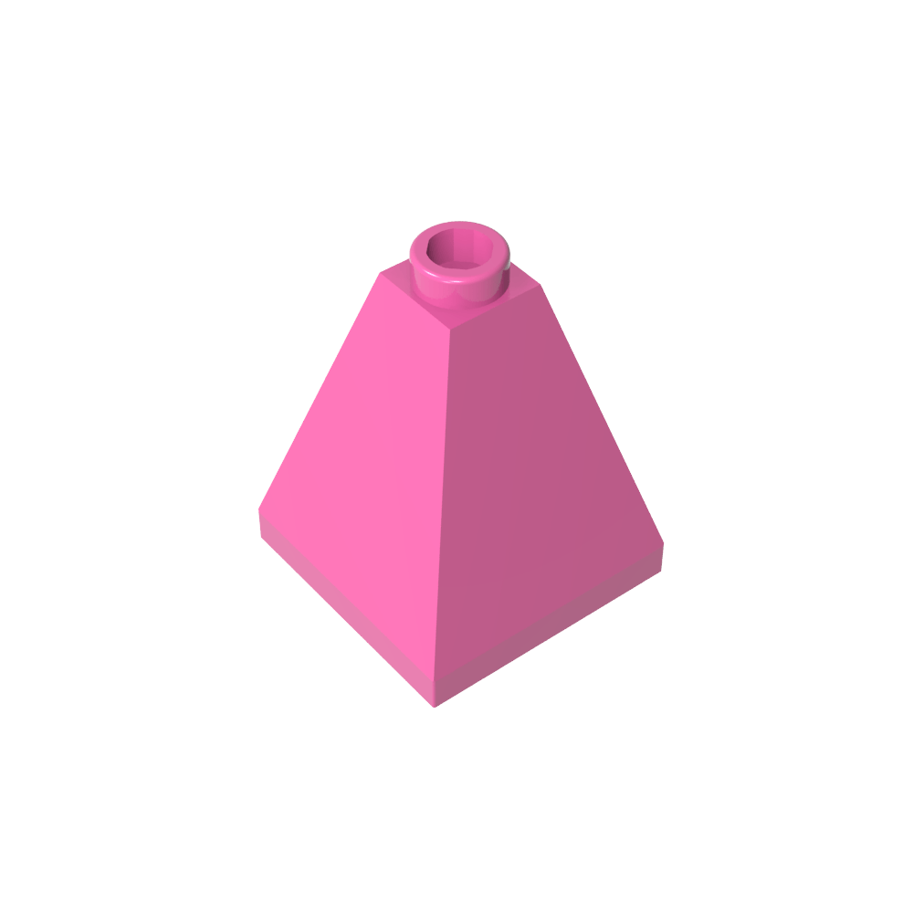 Slope 75° 2 x 2 x 2 Quadruple Convex-MyGobricks