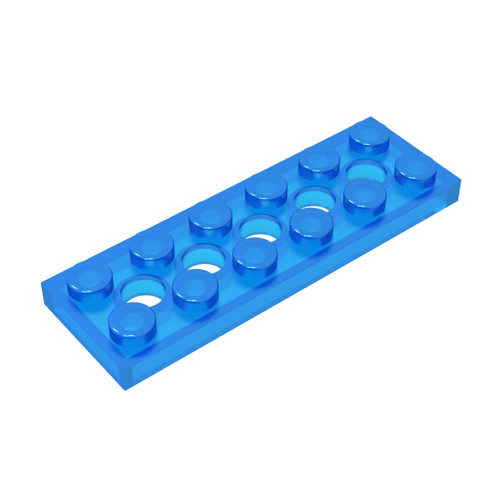 Technic Plate 2 x 6 [5 Holes]-MyGobricks