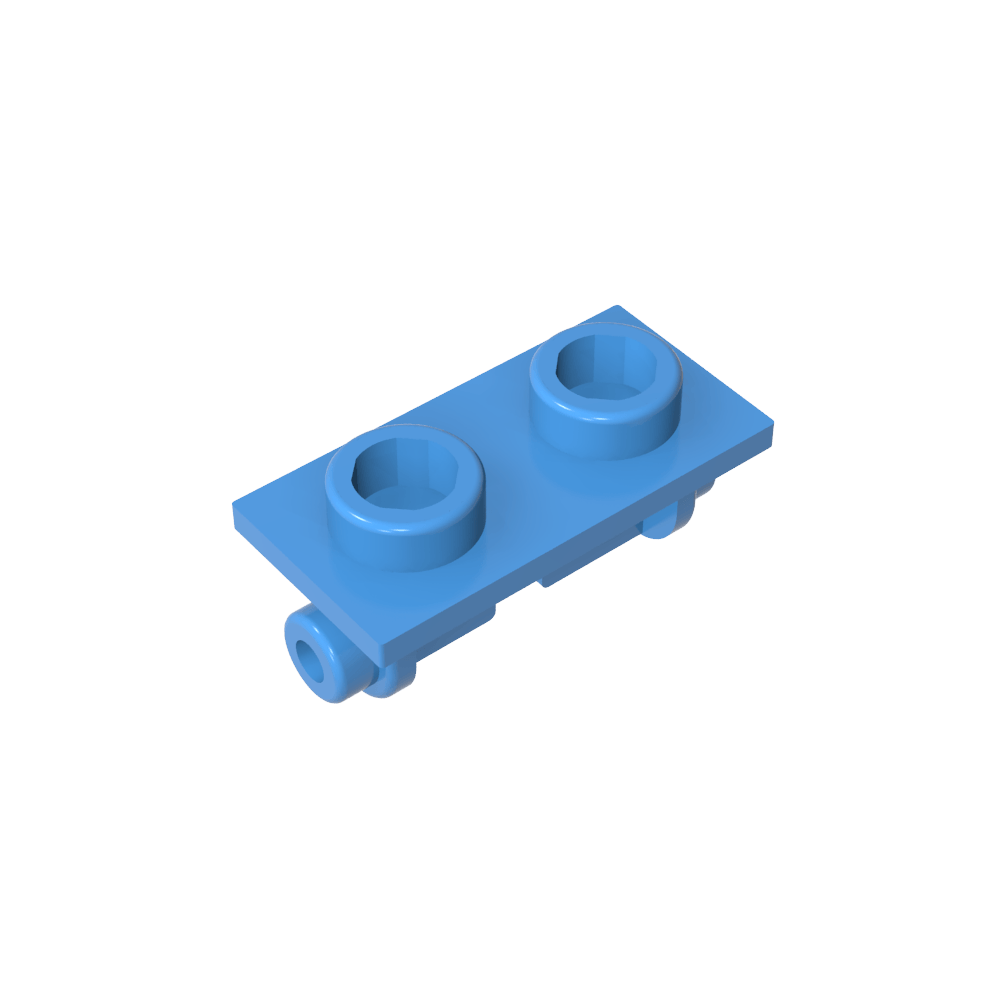 Hinge Brick 1 x 2 Top Plate Thin-MyGobricks