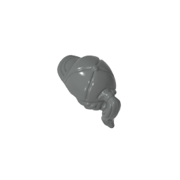 Figure, Hair Combo, Hair with Hat, Ponytail with Molded Red Ball Cap Pattern
