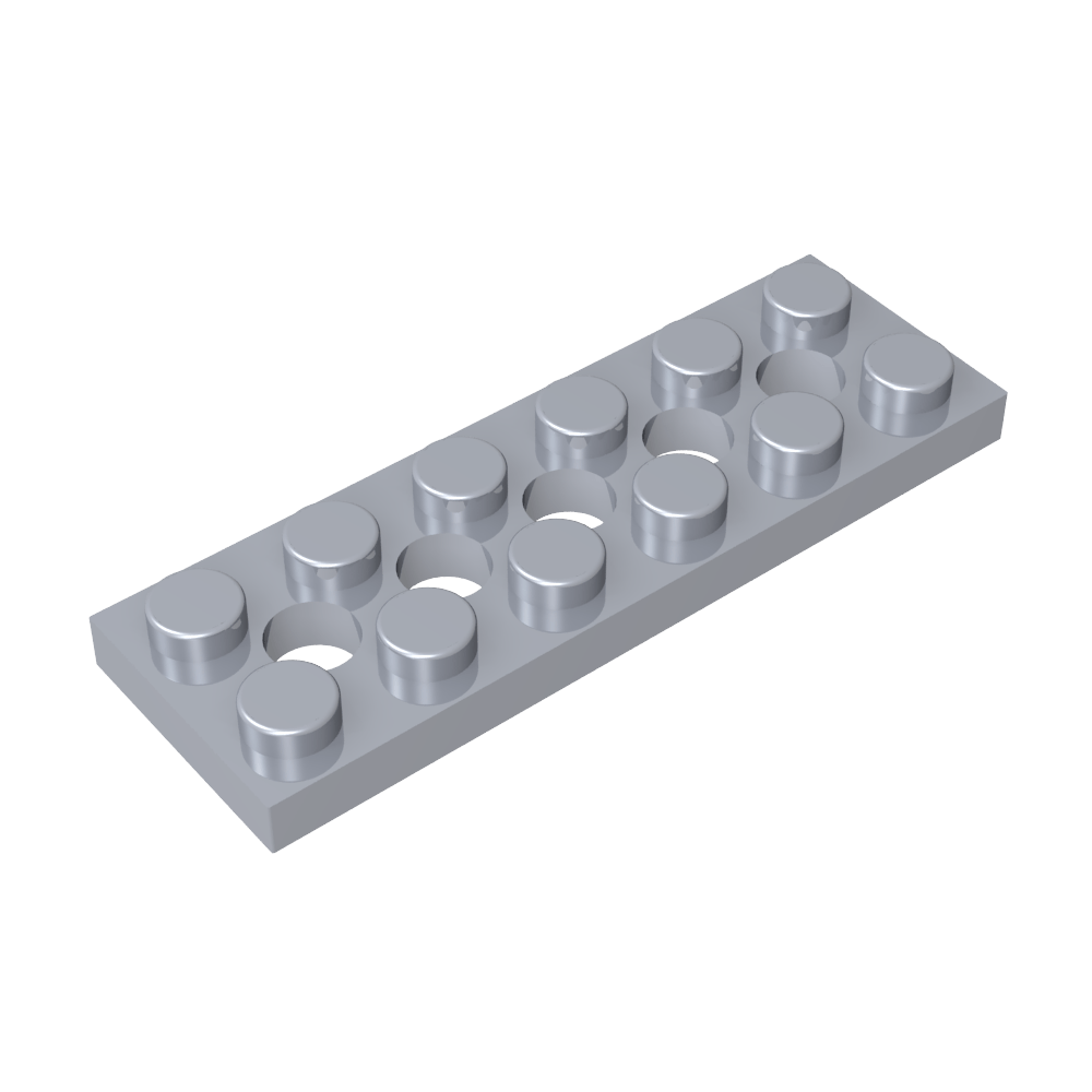 Technic Plate 2 x 6 [5 Holes]-MyGobricks