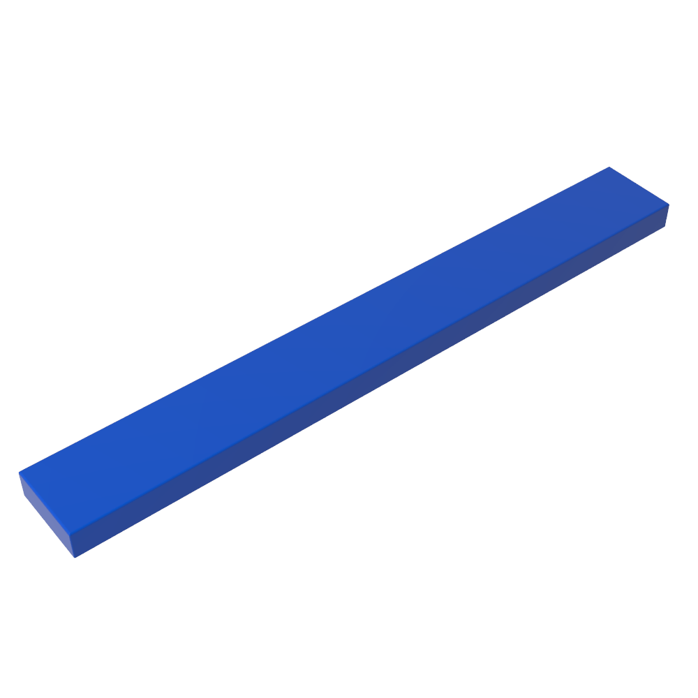Tile 1 x 8 with Groove