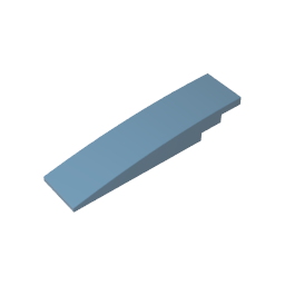 Slope Curved 8 x 2 No Studs
