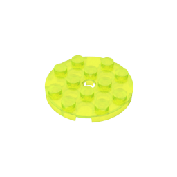 Plate Round 4 x 4 with Pin Hole