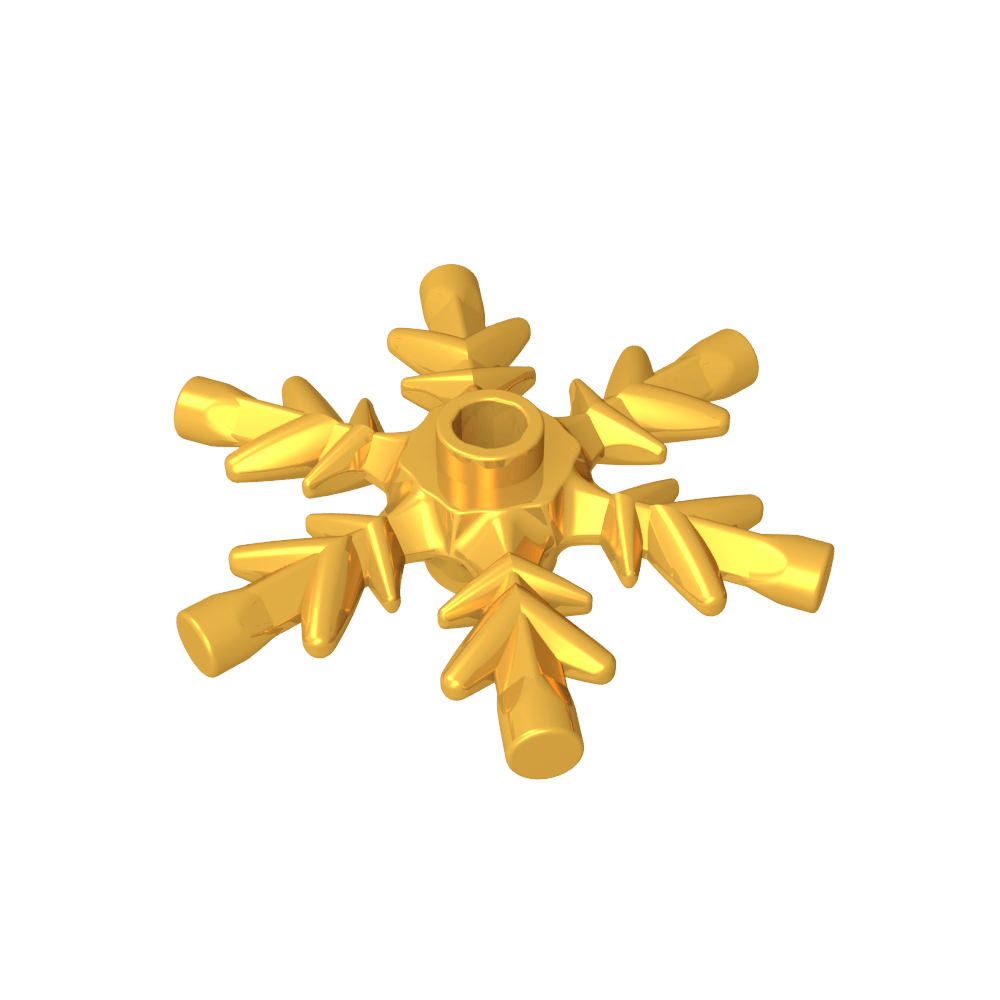 Snow Flake 4 x 4-MyGobricks