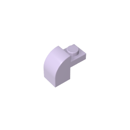 Brick Curved 1 x 2 x 1 1/3 with Curved Top