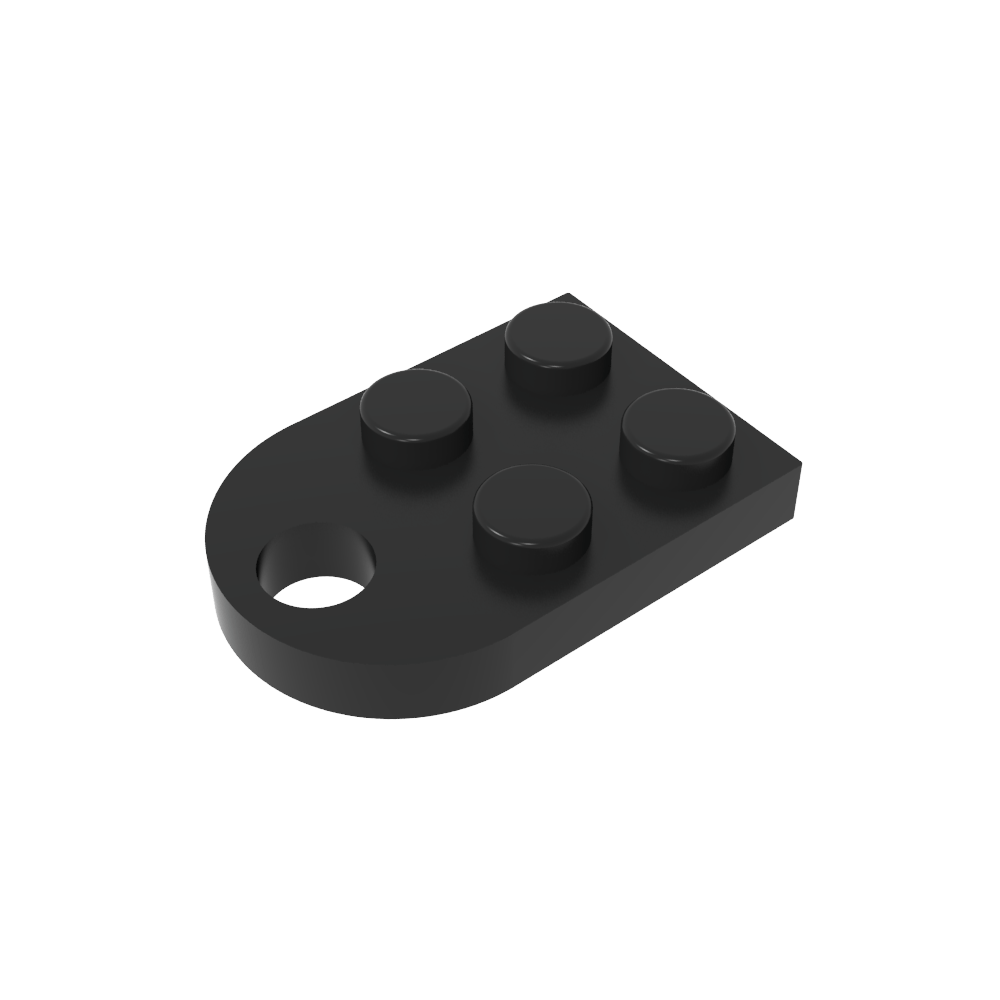 Plate Special 3 x 2 with Hole-MyGobricks