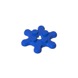 Plate Special 2 x 2 Splat Gear with 6 Teeth