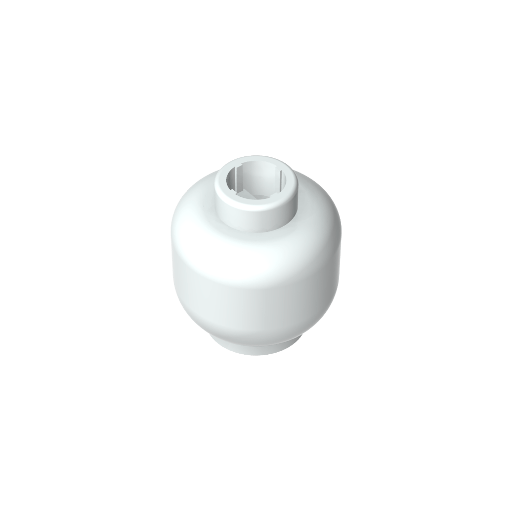 Minifig Head Plain [Blocked Open Stud]