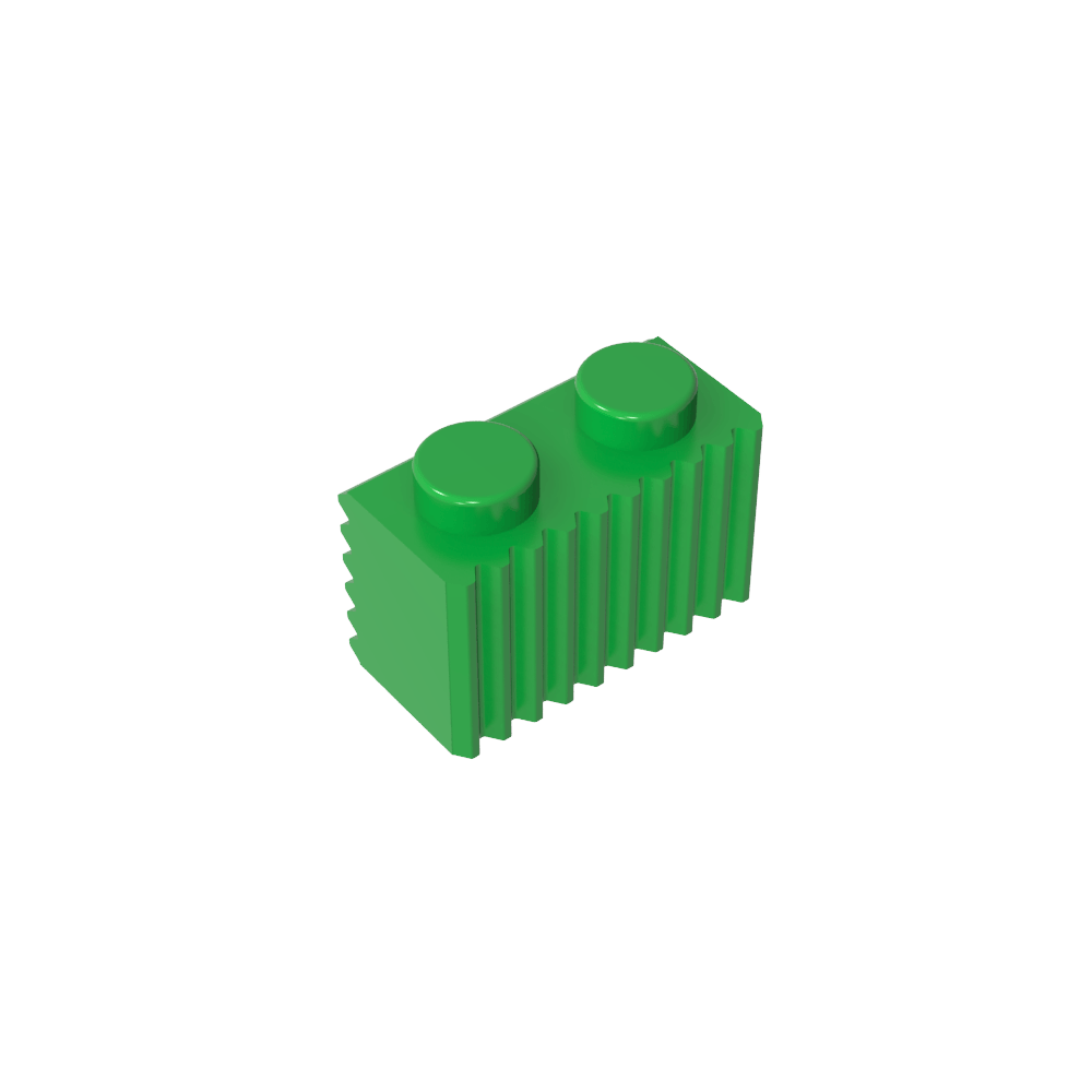 Brick Special 1 x 2 with Grill-MyGobricks