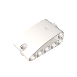 Technic, Panel Curved 2 x 5 x 3 Double Modified L-Shape Quarter Ellipse Thick-MyGobricks