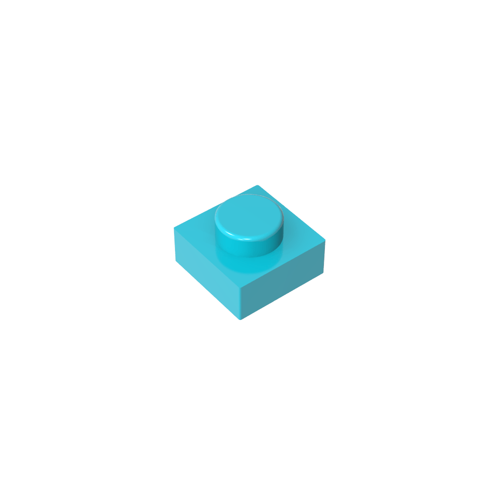Plate 1 x 1-MyGobricks