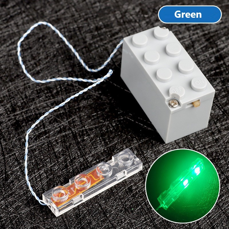 Compatible With Small Particle 2*4 Led Lights, Led Lighting Building Block Parts And Accessories, Decorative Parts And Lighting Accessories X3