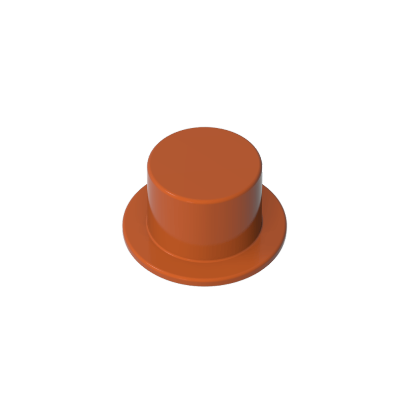 Black Banded Orange Top Hat Roblox Figure Top Hat