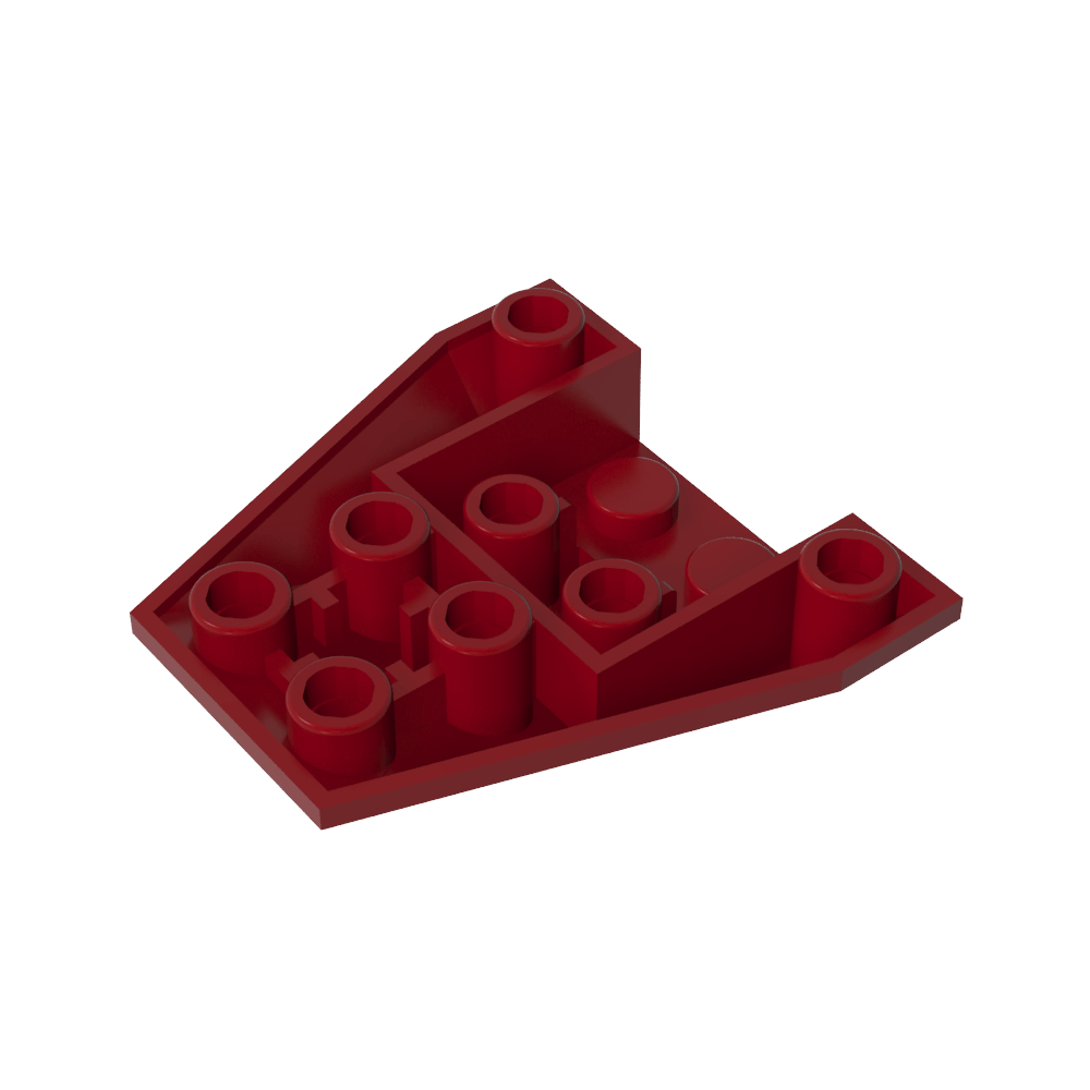 Wedge Sloped Inverted 4 x 4 Triple [4 Connections between Front Studs]-MyGobricks