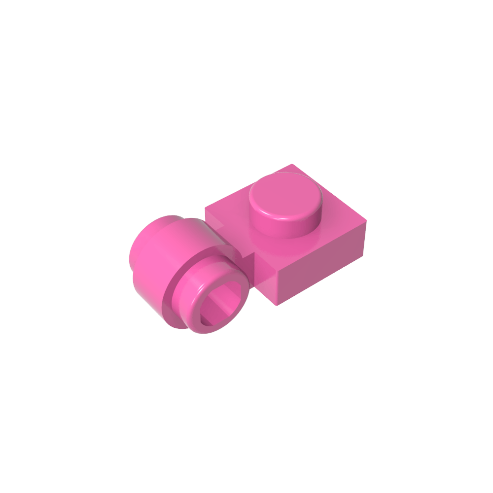 Plate Special 1 x 1 with Clip Light [Thick Ring]-MyGobricks