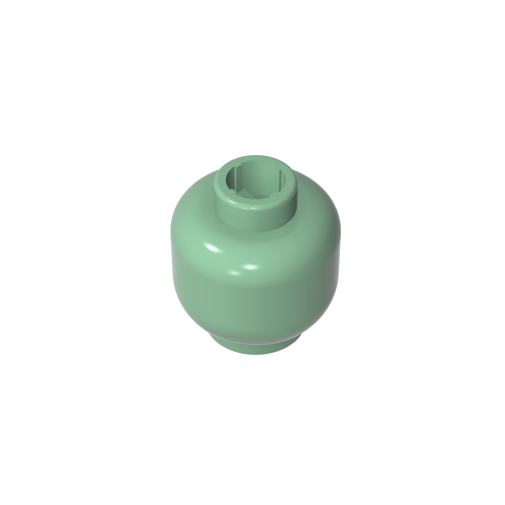 Minifig Head Plain [Blocked Open Stud]